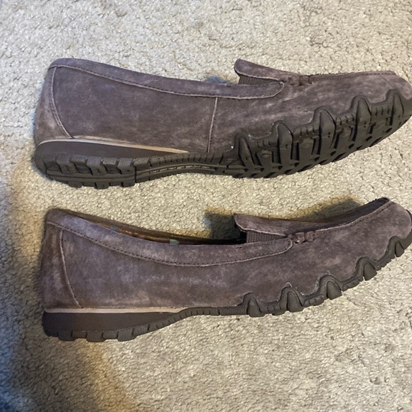 Skechers Brown Suede Relaxed Fit Memory Foam Loafers Women’s  Size 8.5 Shoes - Picture 8 of 15
